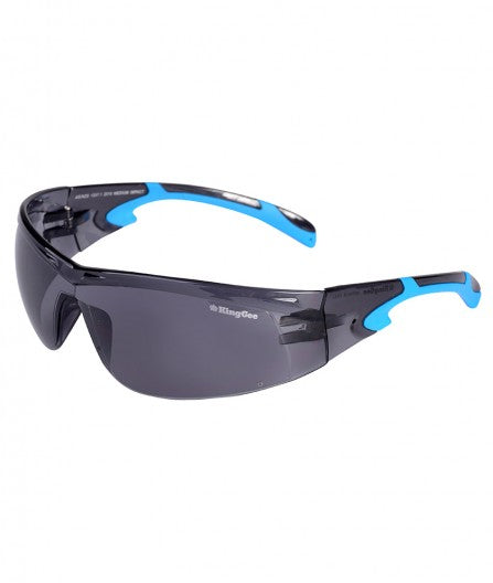King Gee Drill Smoke Grey Safety Glasses (K99073)