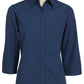 Biz Collection Ladies Micro Check 3/4 Sleeve Shirt (LB8200)