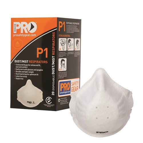 Pro Choice Respirator P1, No ValveBox of 1 (PC301)