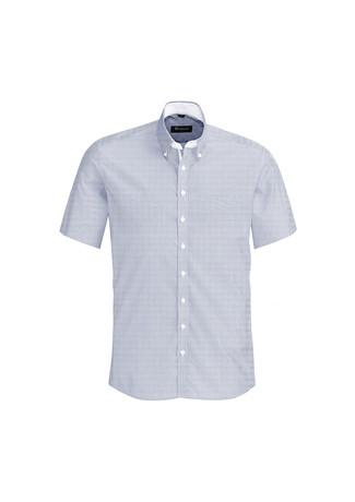 Biz Corporates Fifth Avenue Mens Short Sleeve Shirt (40122)