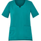 Biz Care Womens Avery Tailored Fit Round Neck Scrub Top (CST942LS)