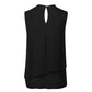 Biz Corporate Seville Womens Sleeveless Layered Blouse (RB260LN)