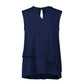 Biz Corporate Seville Womens Sleeveless Layered Blouse (RB260LN)