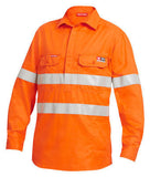 Hard Yakka Shieldtec Fr Full Hi-Visibility Closed Front Long Sleeve Shirt With Fr Tape (Y04150)