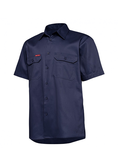 Hard Yakka S/Sl L/Weight Drill Ventilated Shirt-(Y04625)