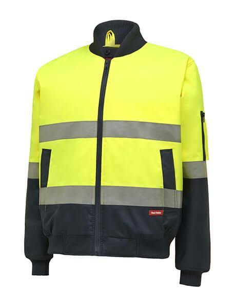Two Tone Hi Vis Shirt Hard Yakka Tecasafe Plus Hi-Vis Fire Resistant Safety Shirt - 2 Tone FR Workwear (Y04065) High Vis Shirt