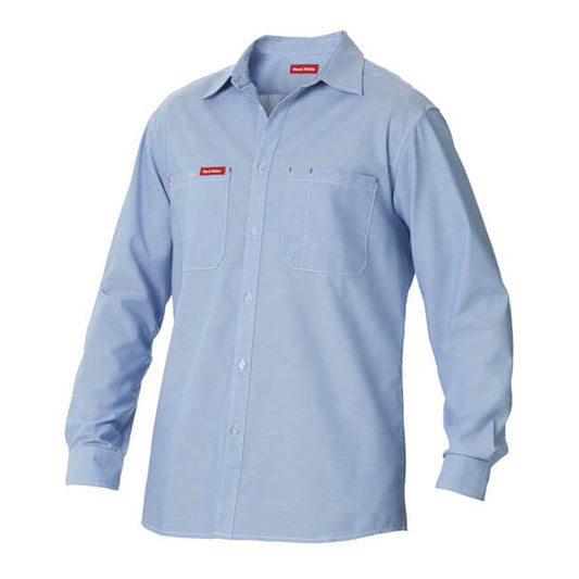 Hard Yakka Foundations Chambray Long Sleeve Shirt (Y07338)