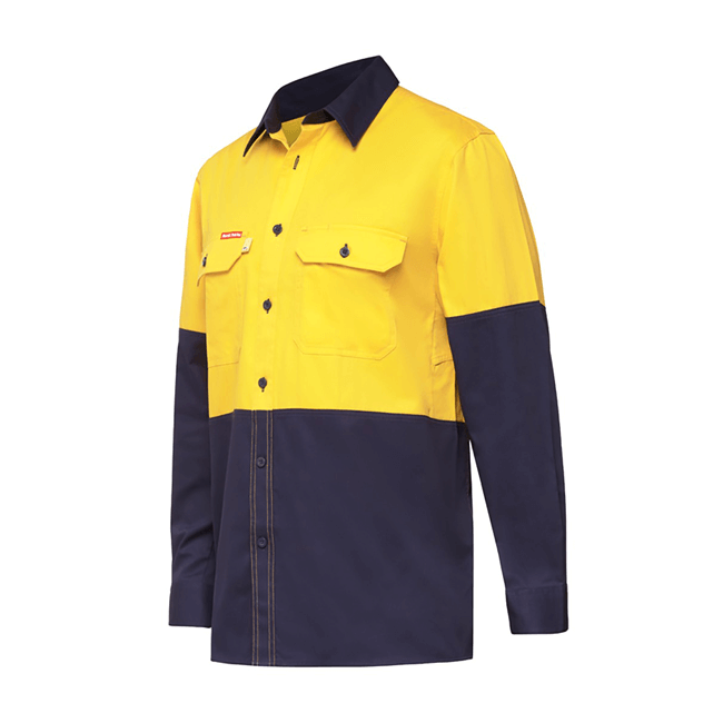 Hard Yakka Koolgear Ventilated LS Hi Vis Shirt (Y07730)