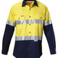Hard Yakka  Koolgear Hi visibility Two Tone Cotton Twill Ventilated Shirt With 3m Tape Long Sleeve (Y07978)