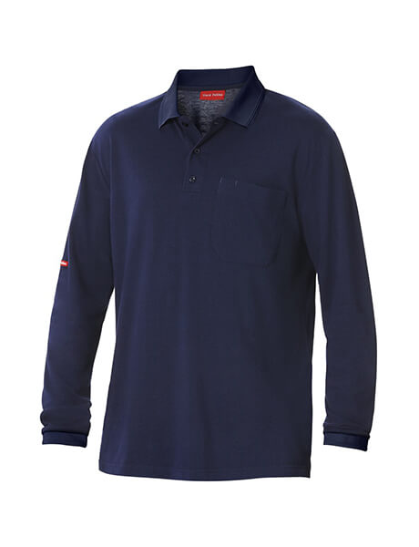 Hard Yakka Foundations LS Polo-(Y11307)