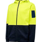 Hard Yakka Hi Vis 2Tone Brushed Fleece Full Zip Hoodie (Y19320)
