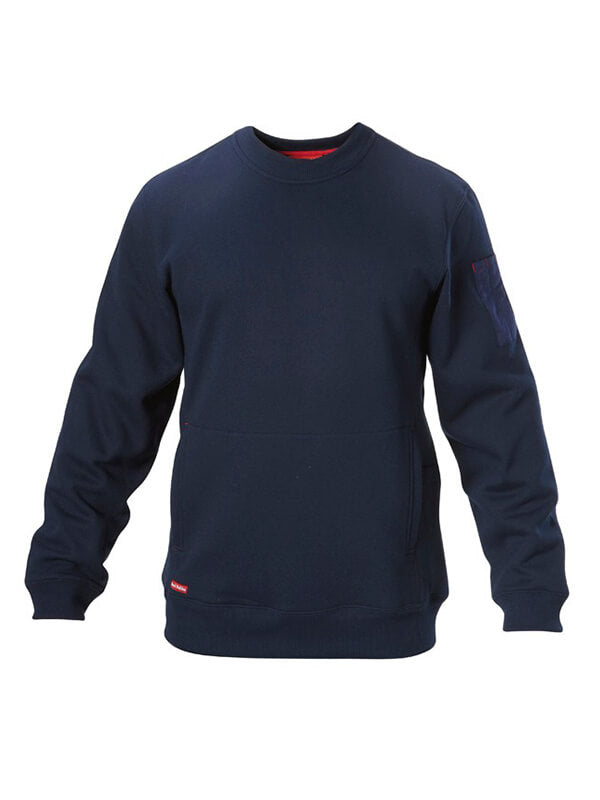 Hard Yakka Men's Brushed Fleece Crew Neck Jumper (Y19324)