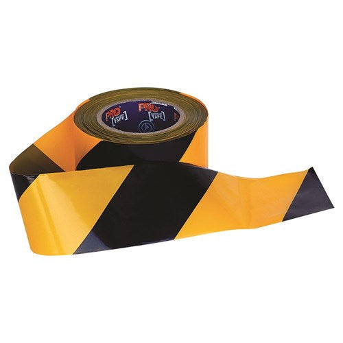 Pro Choice Barricade Tape - 100M X 75Mm Yellow / Black (YB10075)