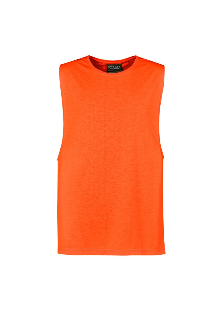 Syzmik Mens His Vis Sleeveless Tee (ZH297)