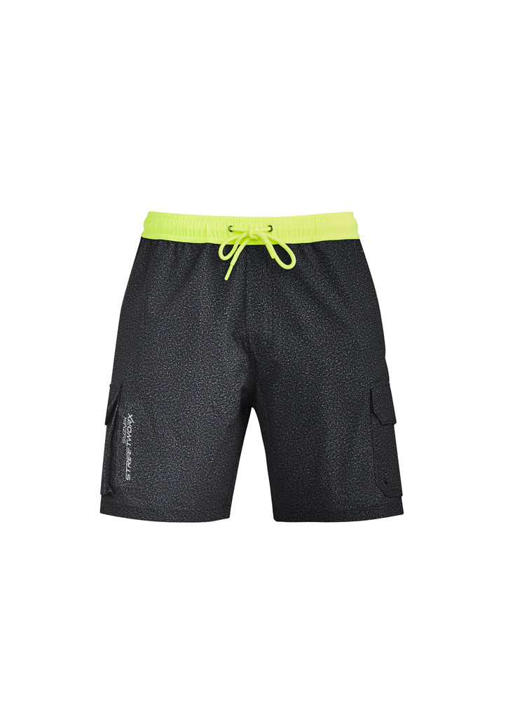 Syzmik Mens Streetworx Stretch Work Board Short (ZS240)