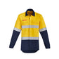 Syzmik Mens Orange Flame Hrc 2 Hoop Taped Open Front Spliced Shirt (ZW140)