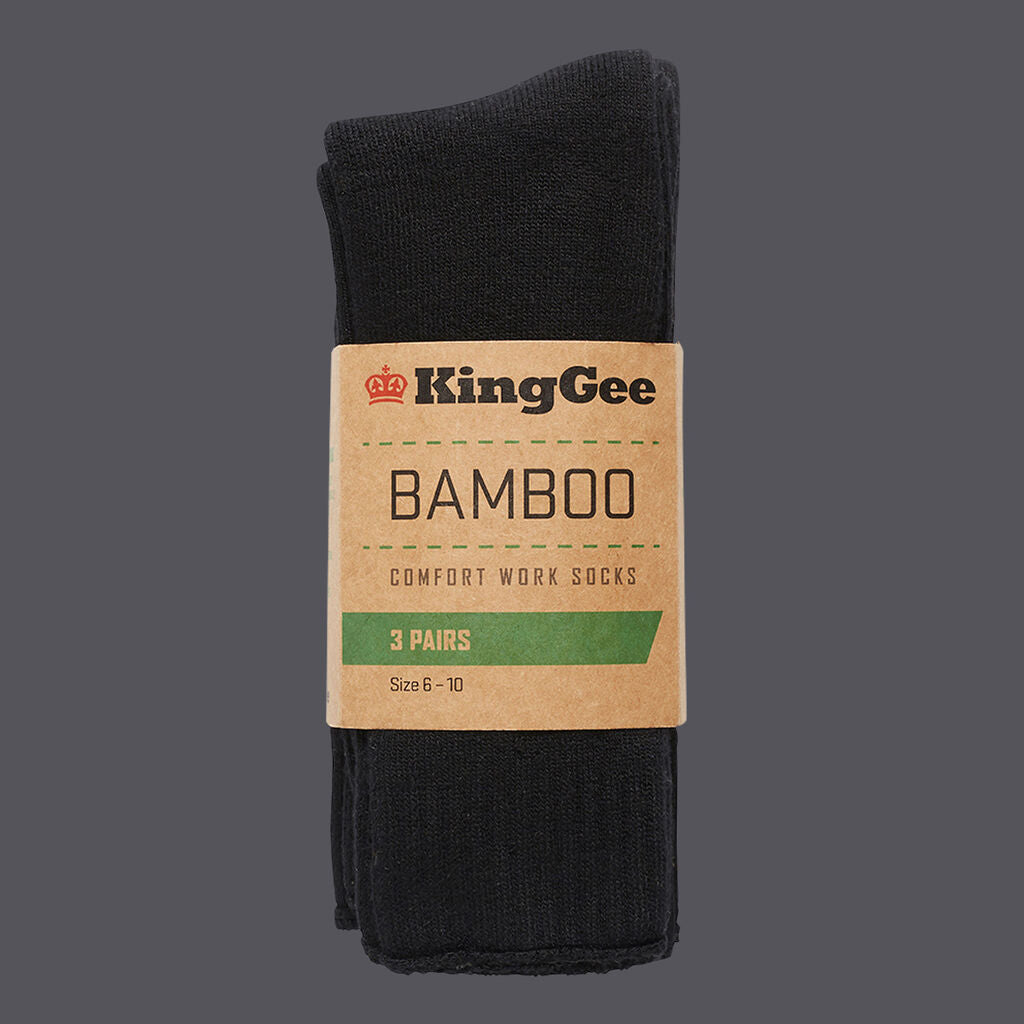 King Gee Bamboo Work 3 Pack Mn (K09230)