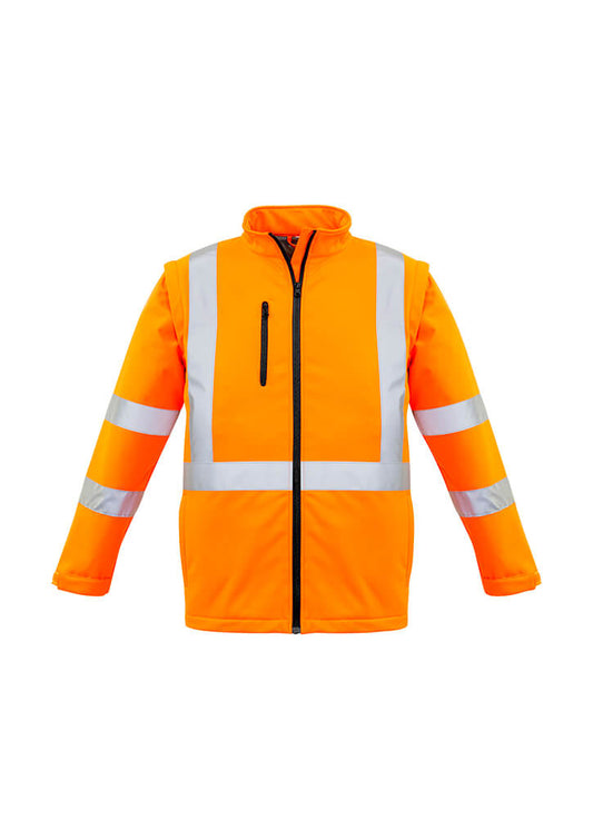 Syzmik Unisex Hi Vis 2 In 1 X Back Soft Shell Jacket (ZJ680)