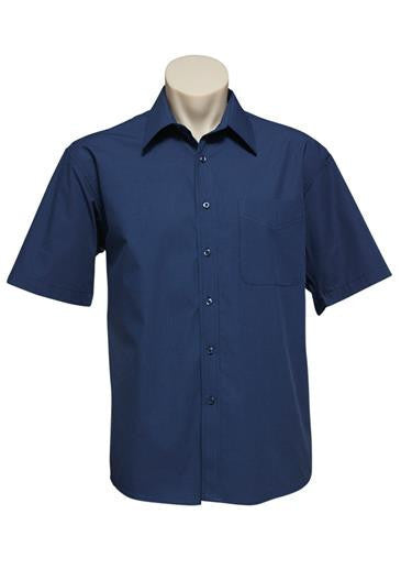 Biz Collection Mens Micro Check Shirt -S/S (SH817)