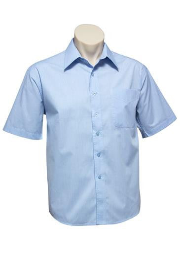 Biz Collection Mens Micro Check Shirt -S/S (SH817)