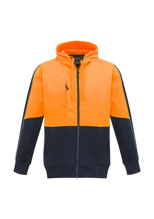 Syzmik Unisex Hi Vis Full Zip Hoodie (ZT485/ZT480)