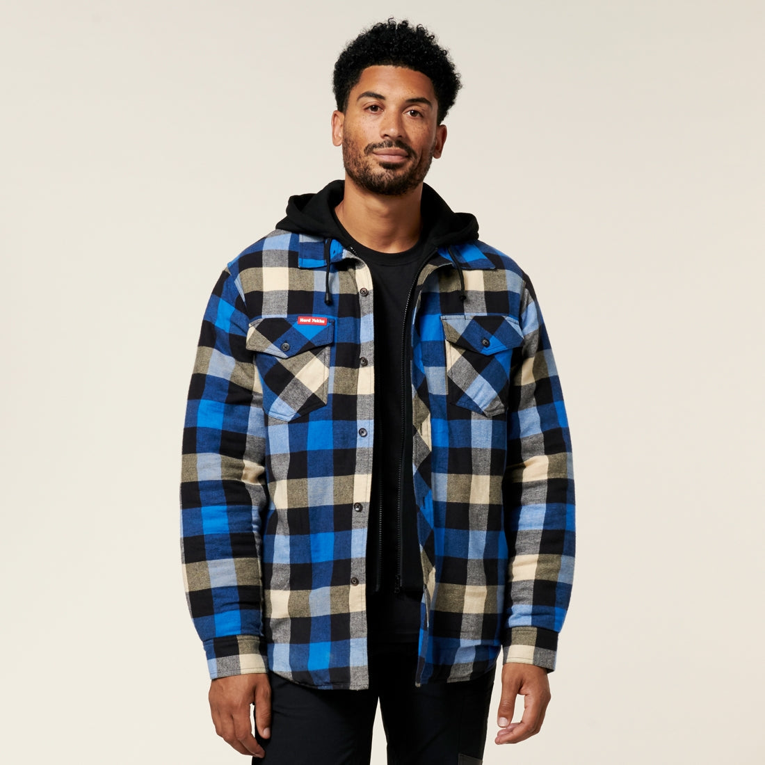 Hard Yakka Quilted Flannel Jacket-(Y06690)