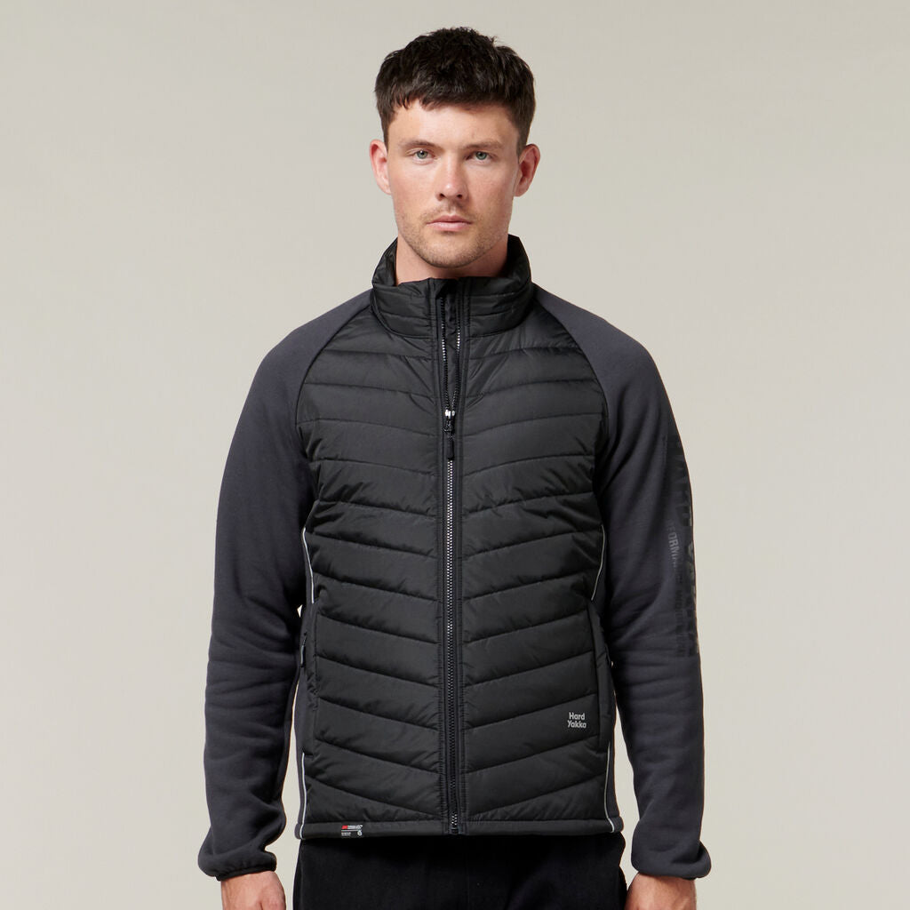 Hard Yakka  Hybrid Fleece Jacket (Y06722)