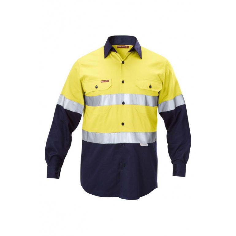 Hard Yakka Two Toned Reflective Taped Shirt Y07990