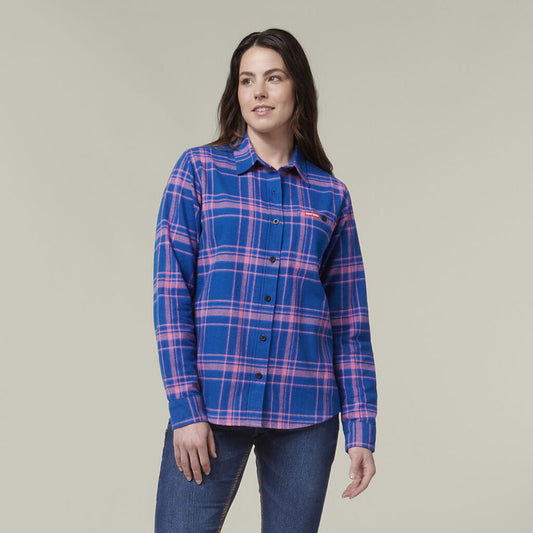 Hard Yakka Womens Check Flannie (Y08744)