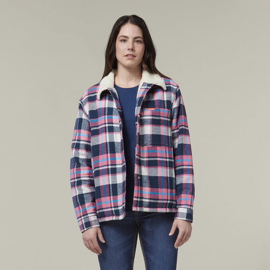 Hard Yakka Womens Heritage Trucker Sherpa Jacket (Y08760)