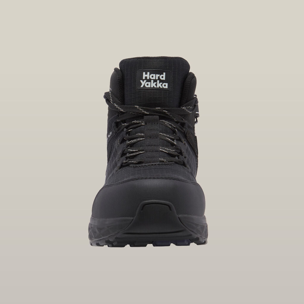 Hard Yakka X Range Mid Composite Toe Safety Boot - Black (Y60363)