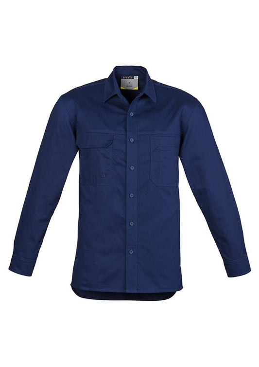 Syzmik Mens Lightweight Tradie L/S Shirt  (ZW121)